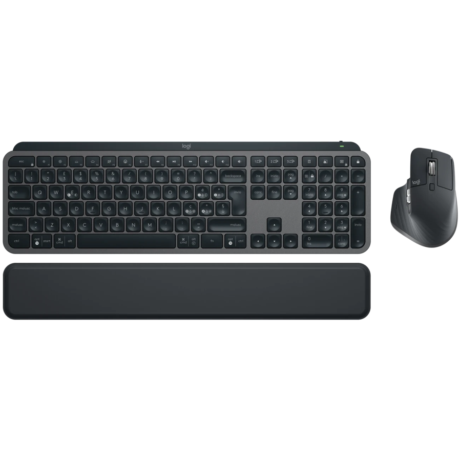 LOGITECH MX KEYS COMBO for BusinessGen2 - GRAPHITE - PAN - BT - NORDIC-613