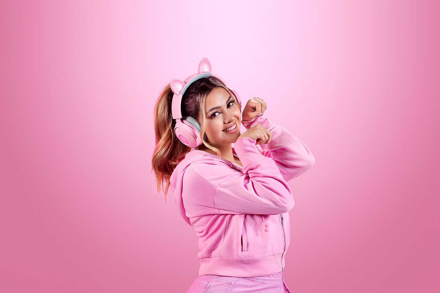 Razer Headset RZ04-04510200-R3M1 / Kraken Kitty V2 Pro Pink