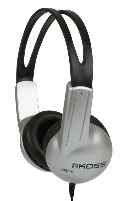 Koss - Headphones - UR10 - Wired - On-Ear - Silver/Black