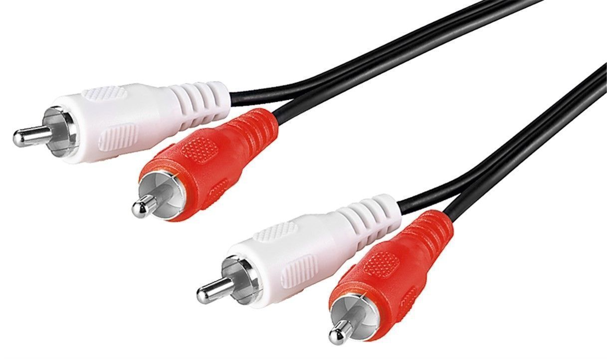 Goobay - Stereo RCA cable 2x RCA - 50030 - 2 RCA male (audio left/right) - 2 RCA male (audio left/right)