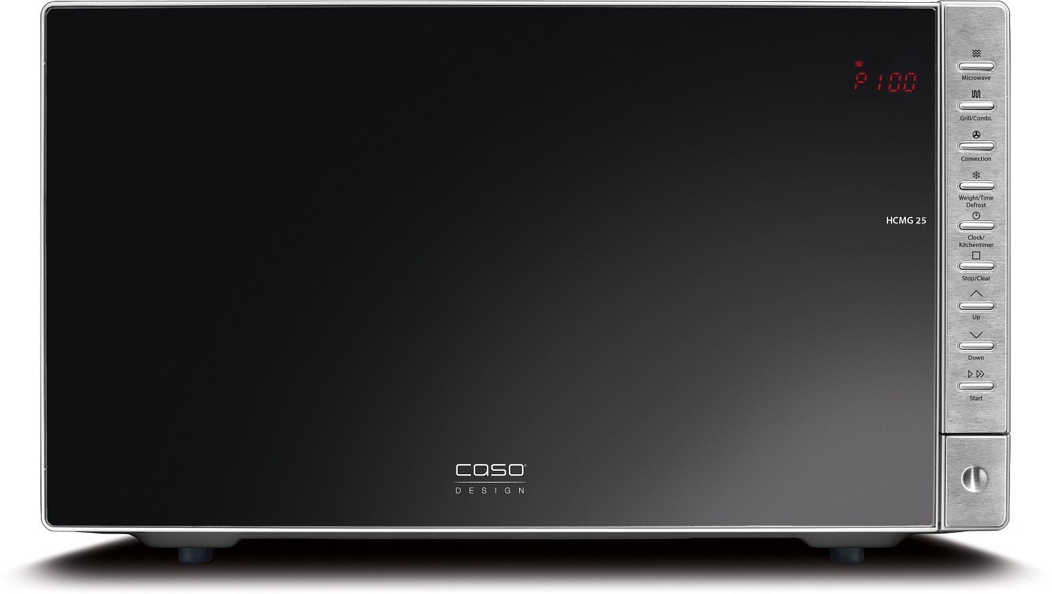 Caso - Microwave with convection and grill - HCMG 25 - Free standing - 900 W - Convection - Grill - Stainless steel