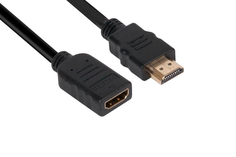 CABLE HDMI TO HDMI 3M/M/F CAC-1321 CLUB3D