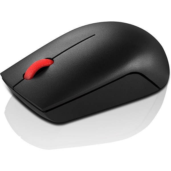 Lenovo - Mouse - Essential Compact - Standard - Wireless - Black