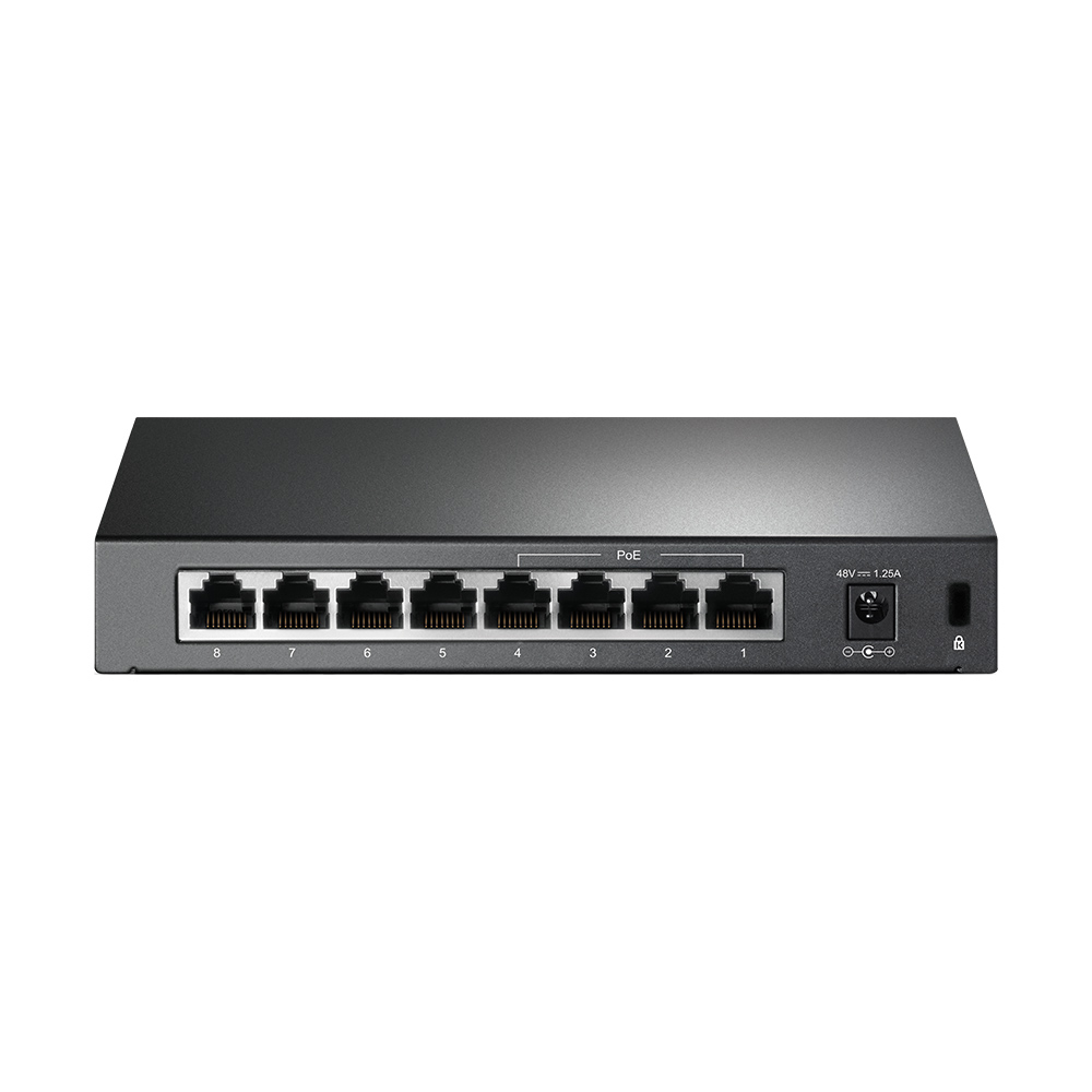TP-LINK - Switch - TL-SF1008P - Unmanaged - Desktop - 10/100 Mbps (RJ-45) ports quantity 8 - Power over Ethernet (PoE) ports quantity 4 - Power supply type External - 36 month(s)