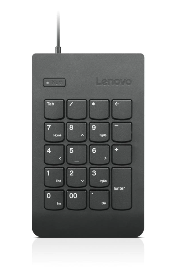 Lenovo - Essential - USB Numeric Keypad Gen II - Numeric Keypad - Wired - Black