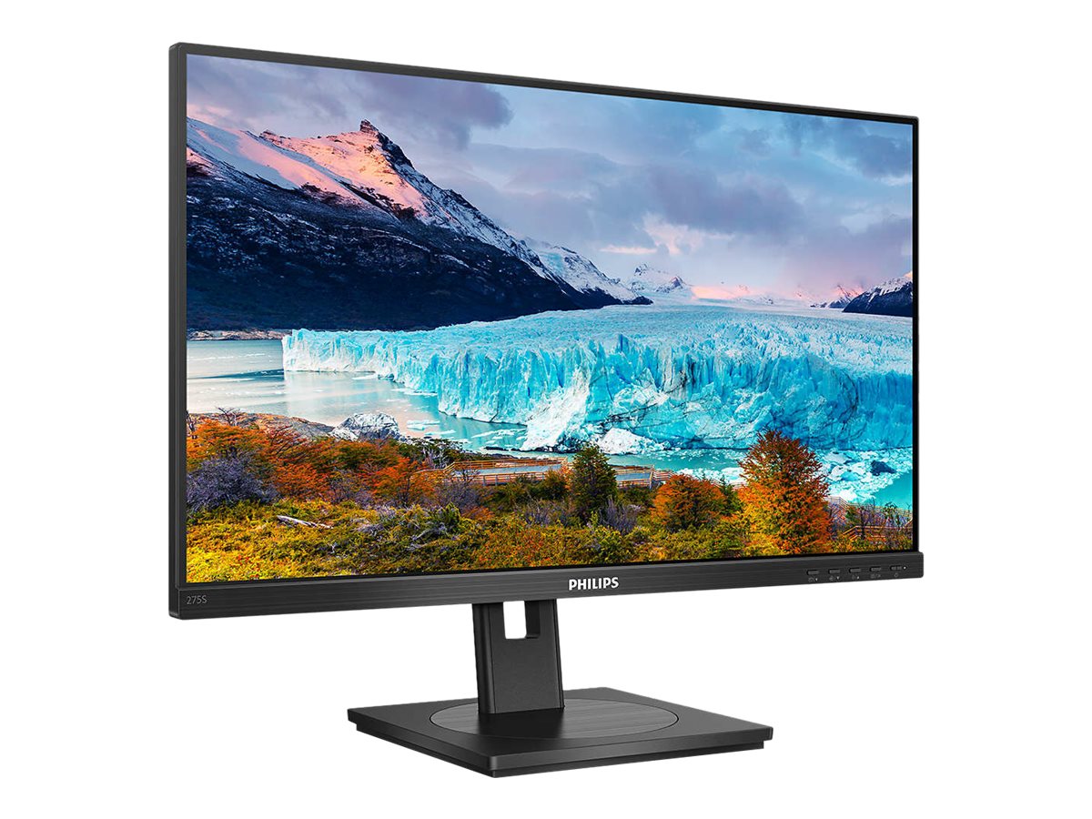 Philips - LCD - 275S1AE/00 - 27 " - IPS - QHD - 16:9 - 75 Hz - 4 ms - 2560 x 1440 pixels - 300 cd/m² - Audio out - HDMI ports quantity 1 - Black