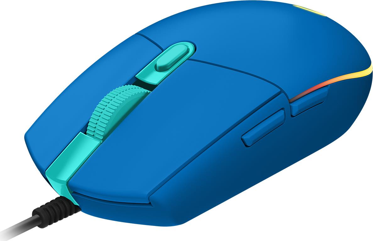 MOUSE USB OPTICAL G102 LIGHTSY/BLUE 910-005801 LOGITECH