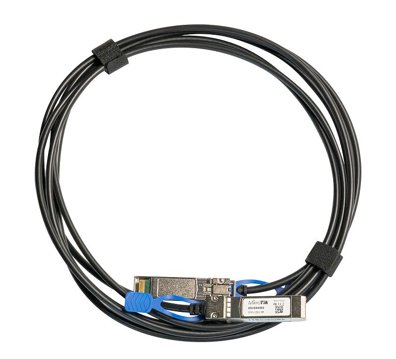 MikroTik - 25GBase Direct Attach Cable - XS+DA0003 - SFP/SFP+/SFP28 - Maximum transfer distance 3 m