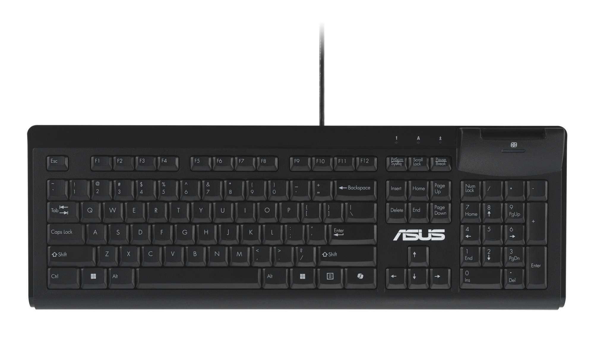 KEYBOARD KU100 BLACK/EST 90XB05E0-BKB050 ASUS