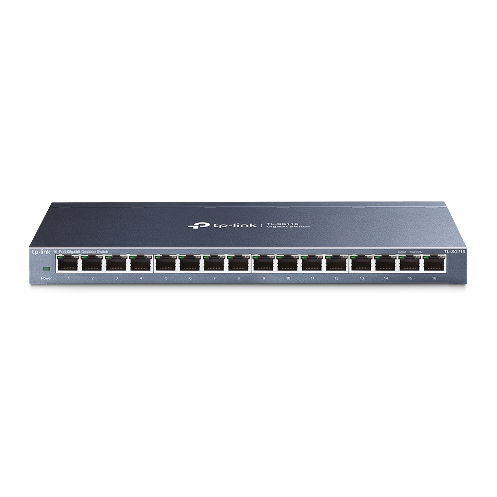 TP-LINK - 16-Port Gigabit Switch - TL-SG116 - Unmanaged - Desktop