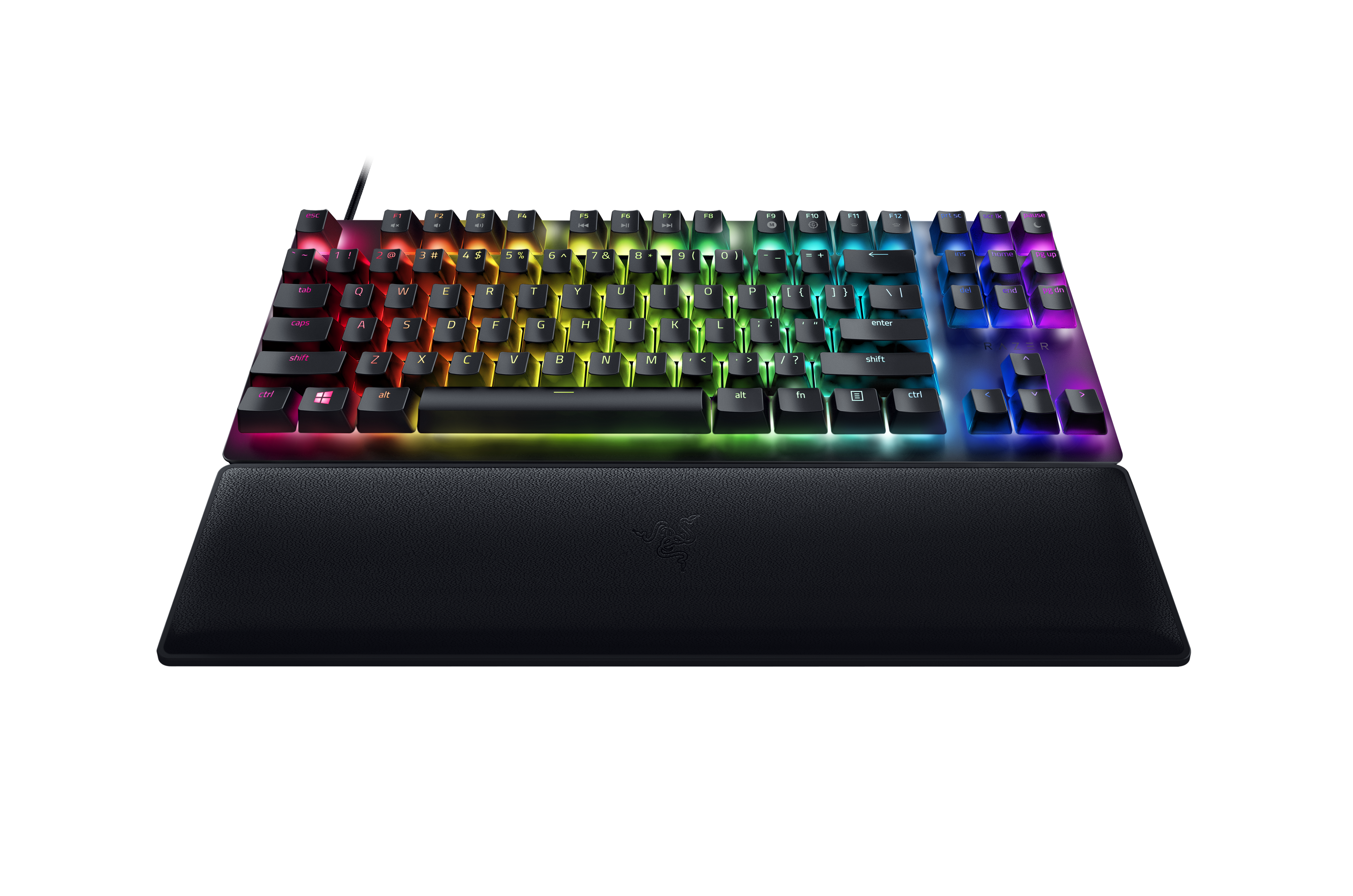 Razer - Huntsman V2 Tenkeyless - Gaming keyboard - Wired - Optical Gaming Keyboard - RGB LED light - US - Clicky Purple Switch