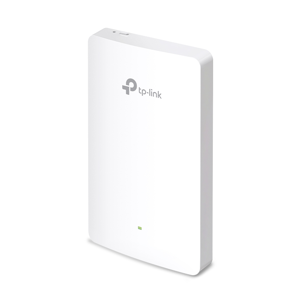 TP-LINK - AX1800 Wall-Plate Dual-Band Wi-Fi 6 Access Point - EAP615-Wall - 802.11ax - 10/100/1000 Mbit/s - Ethernet LAN (RJ-45) ports 4 - MU-MiMO Yes - PoE out