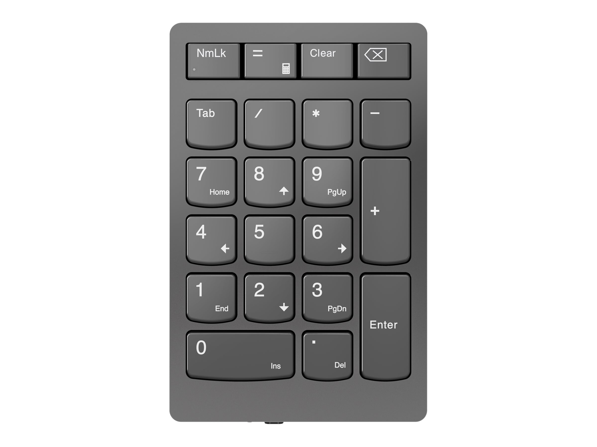 Lenovo - Professional - Go Wireless Numeric Keypad - Numeric Keypad - Wireless - Storm Grey