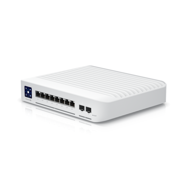 Ubiquiti - Switch Enterprise 8 PoE - USW-Enterprise-8-PoE - Managed L3 - Desktop - Gigabit Ethernet (copper) ports quantity SMB Layer 3* PoE - SFP ports quantity 0 - SFP+ ports quantity 2 - Power supply type AC/DC, Internal, 150W