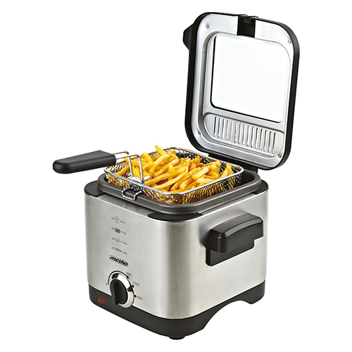 Mesko - Deep Fryer - MS 4910 - Power 900 W - Capacity 1.5 L - Silver