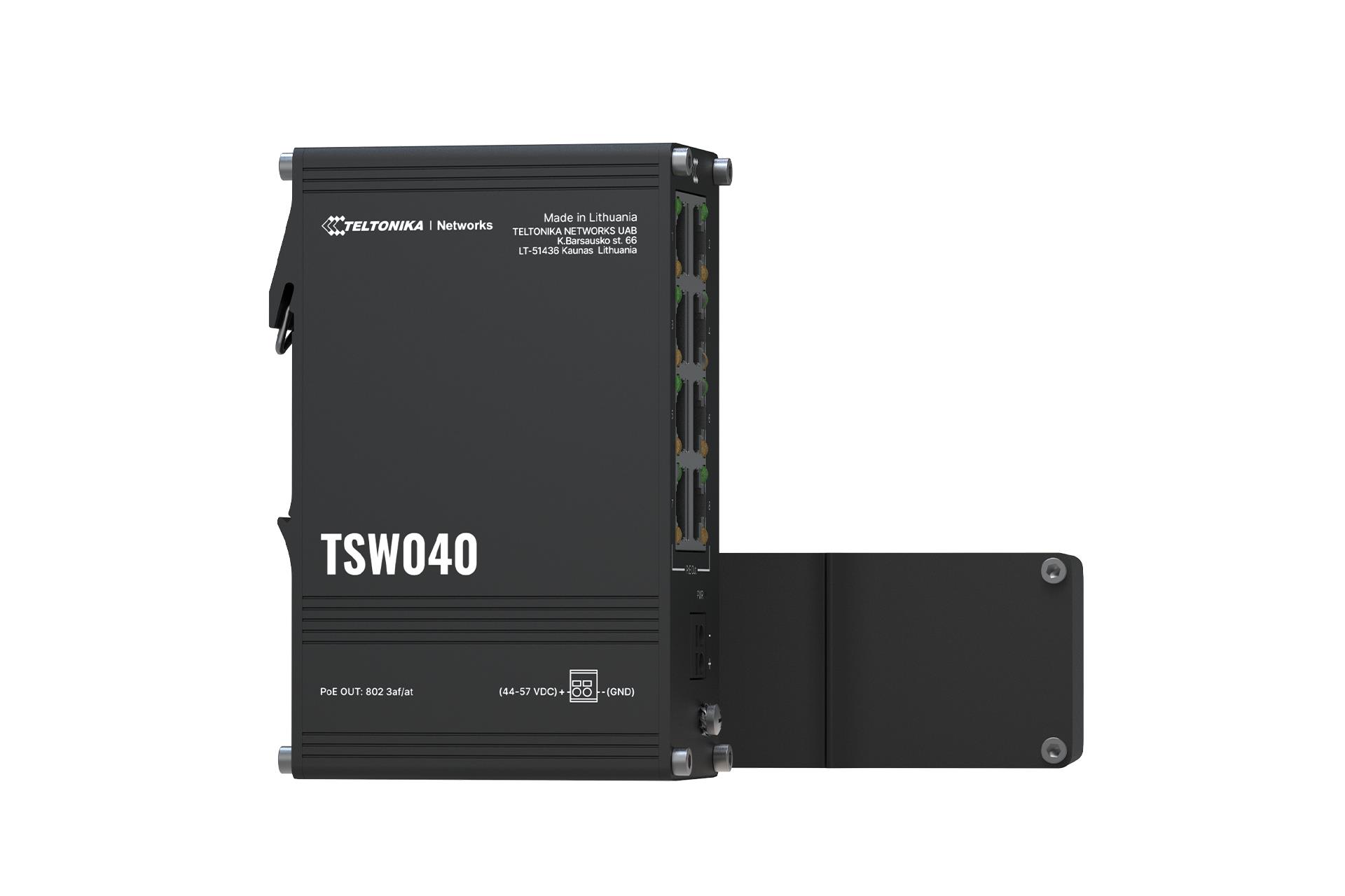 Switch|TELTONIKA|TSW040000000|PoE+ ports 8|240 Watts|TSW040