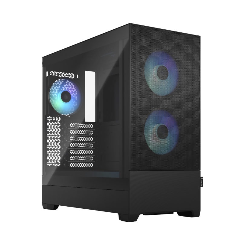 Fractal Design - op Air RGB - Side window - Black TG Clear Tint - ATX, mATX, Mini ITX - ATX