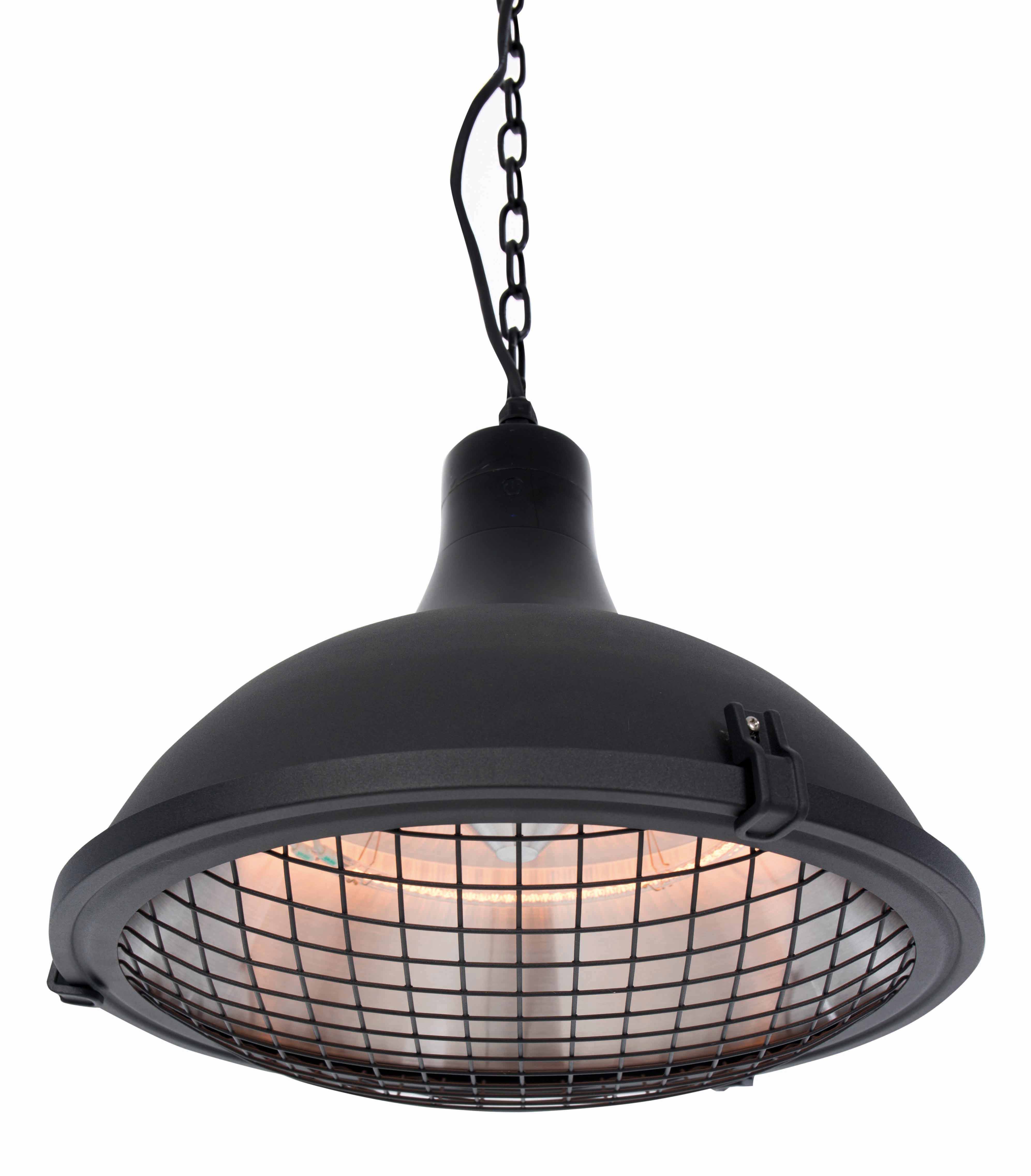 SUNRED - Heater - IND-2100H, Indus II Bright Hanging - Infrared - 2100 W - Black - IP44