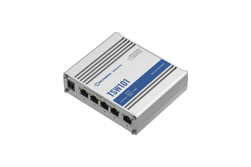 Switch|TELTONIKA|TSW101000000|PoE ports 4|60 Watts|TSW101