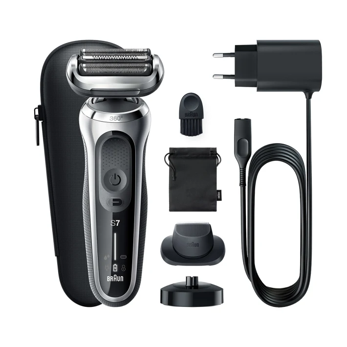Braun - Shaver - 71-S4200cs - Operating time (max) 50 min - Wet & Dry - Silver/Black
