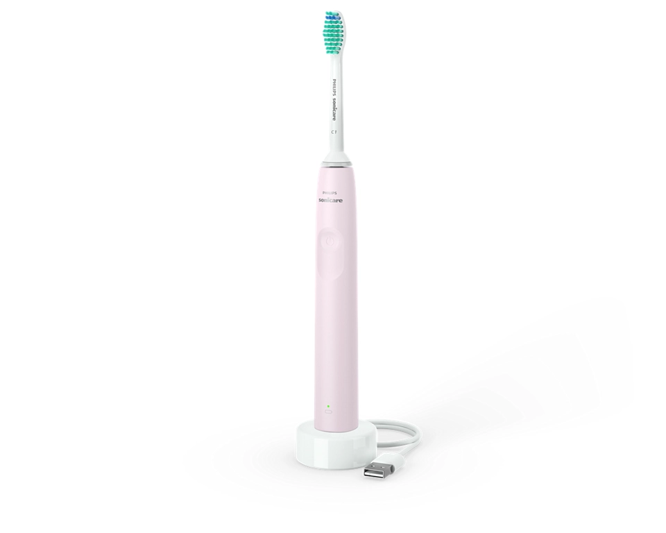 Philips - Sonic Electric Toothbrush - HX3651/11 Sonicare - Rechargeable - For adults - Number of brush heads included 1 - Number of teeth brushing modes 1 - Sonic technology - Sugar Rose