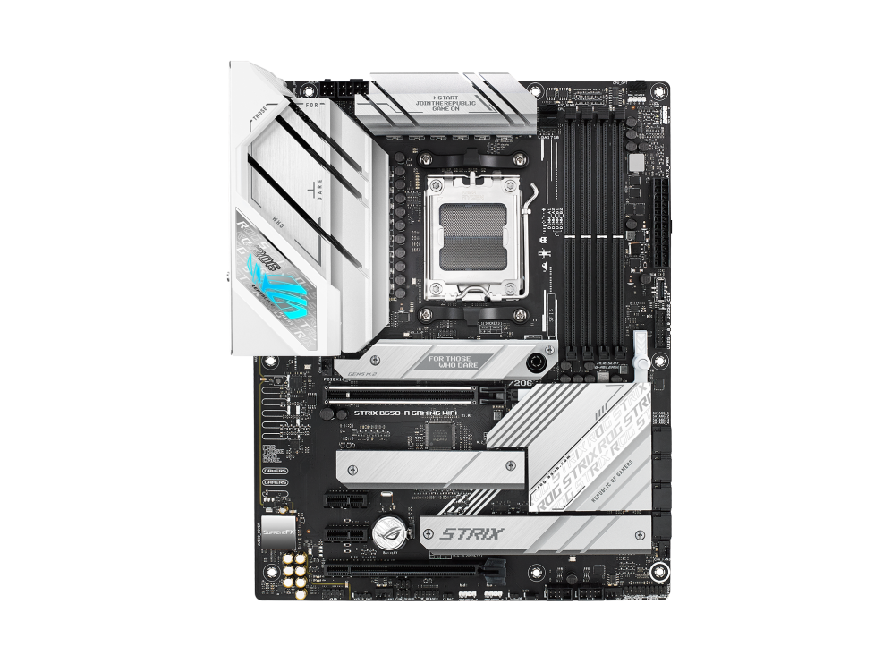 Asus - ROG STRIX B650-A GAMING WIFI - Processor family AMD - Processor socket AM5 - DDR5 DIMM - Memory slots 4 - Supported hard disk drive interfaces 	SATA, M.2 - Number of SATA connectors 4 - Chipset  AMD B650 - ATX