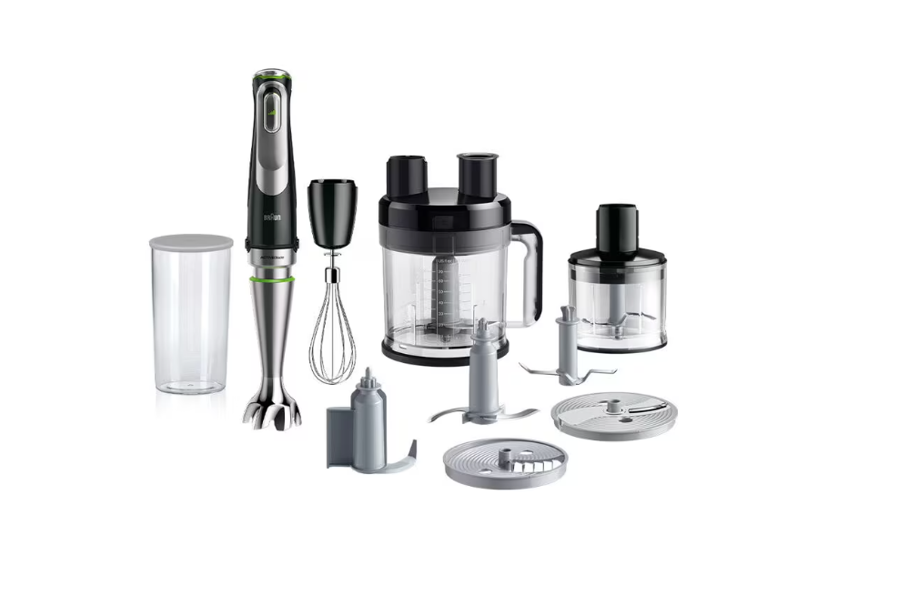 Braun MultiQuick 9 MQ9195XLI - Hand Blender - 1200 W - Number of speeds 3 - Black/Stainless Steel
