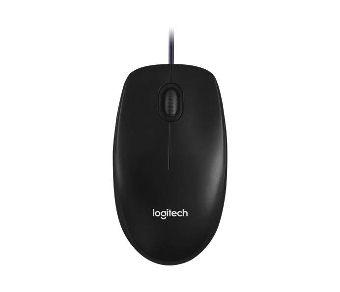 Logitech - Mouse - M100 - Optical mouse - Optical - Wired - Black