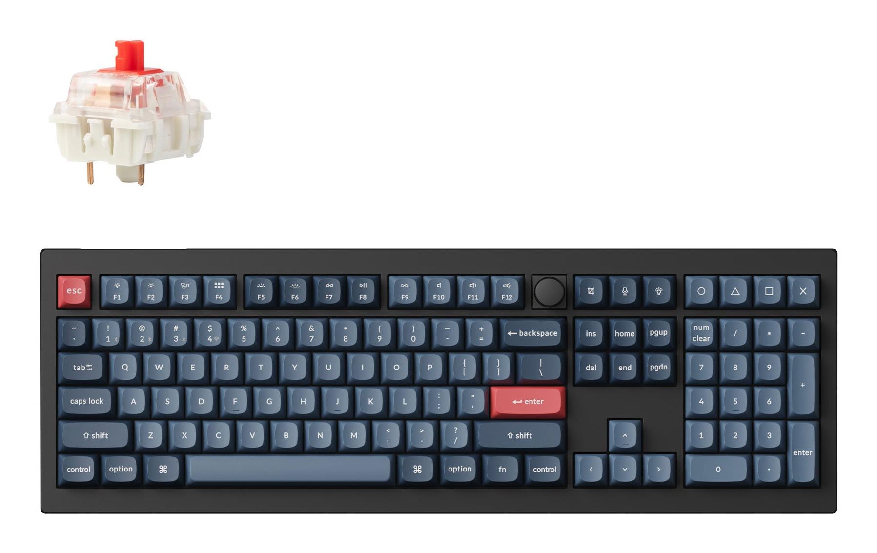 KEYBOARD WRL V6 MAX/CARBON BLACK V6M-D1 KEYCHRON