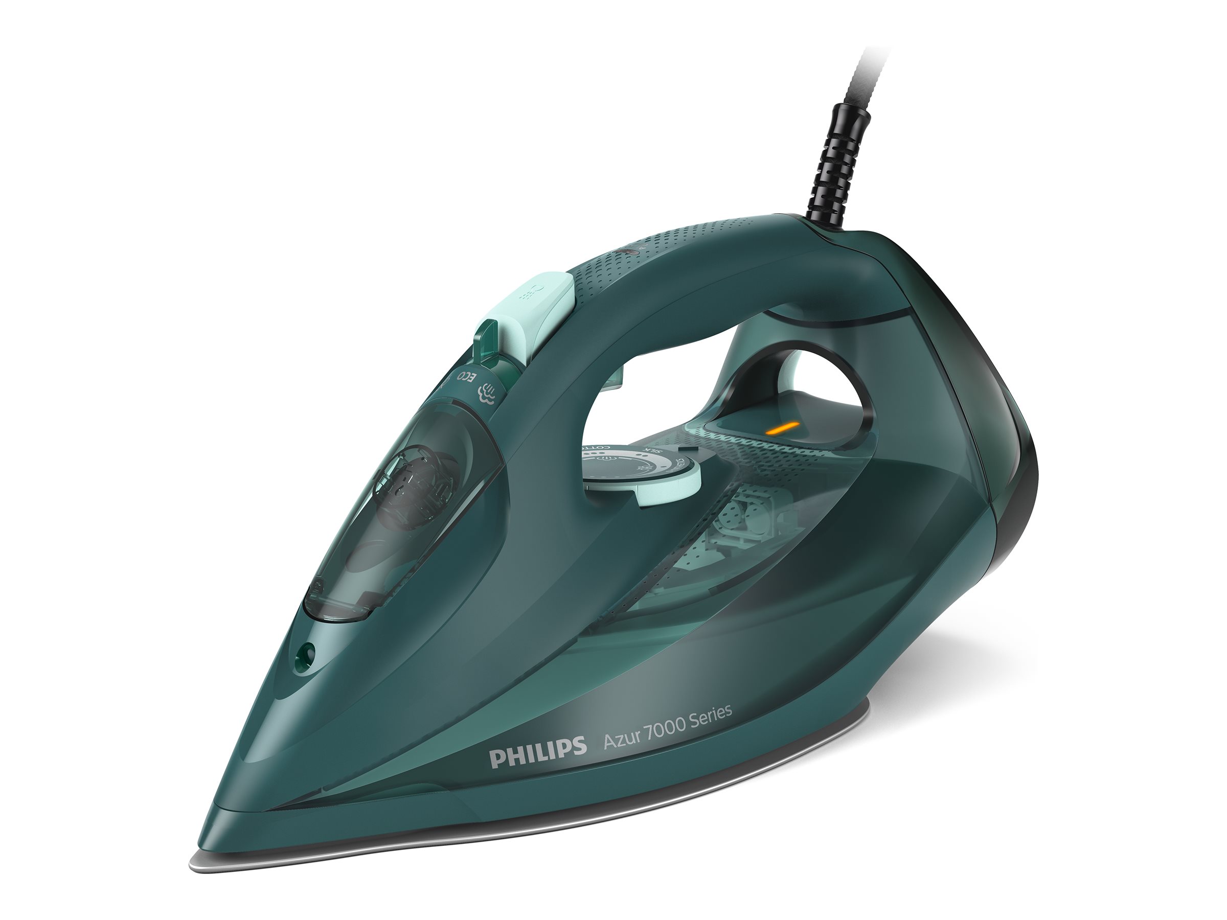 Philips - Iron - DST7050/70 - Steam Iron - 2800 W - Water tank capacity 300 ml - Continuous steam 50 g/min - Steam boost performance 250 g/min - Green