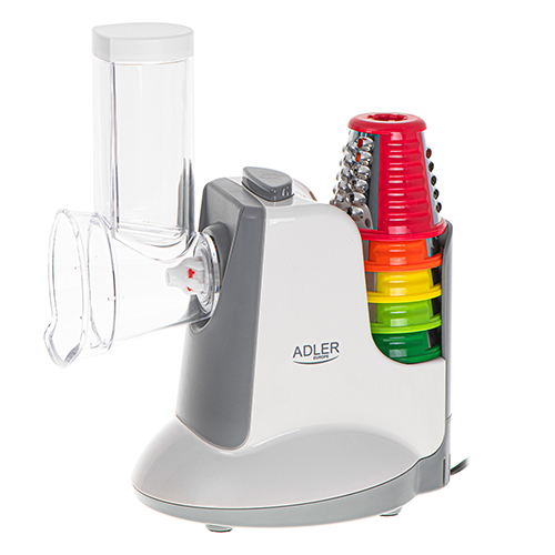Adler - Vegetable Slicer - AD 4815 - White/Grey - 150 W