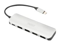 Digitus - Charging - USB Type-C 4 port hub (USB 3.0) + PD