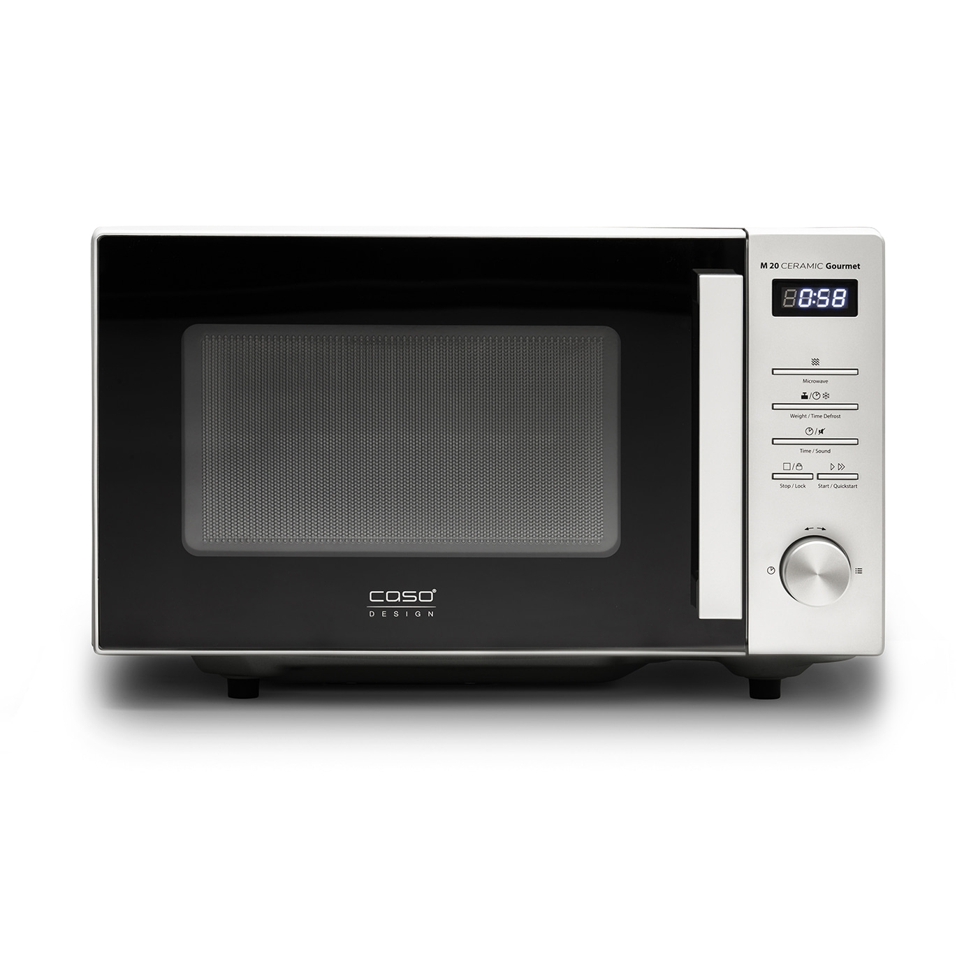 Caso - Ceramic Gourmet Microwave Oven - M 20 - Free standing - 700 W - Silver