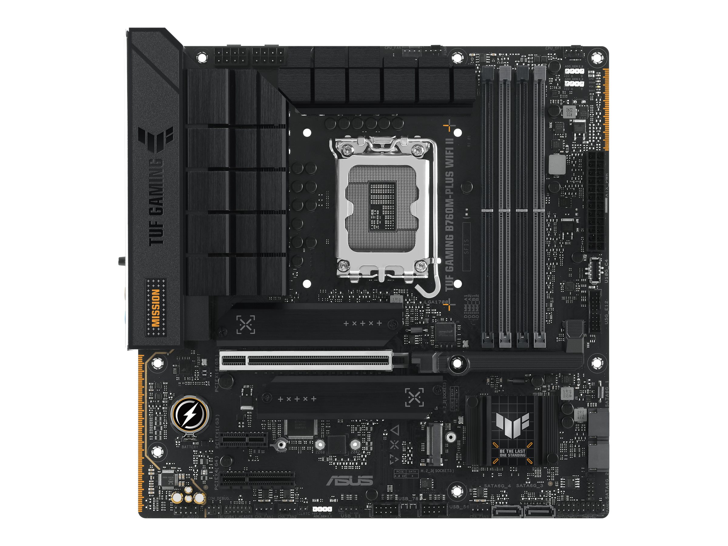 Asus - Processor family Intel B760 - Processor socket 1 x LGA1700 Socket - 4 DIMM slots - DDR5, non-ECC, on-die ECC, unbuffered - Supported hard disk drive interfaces SATA-600 (RAID), 3 x M.2 - Number of SATA connectors 4