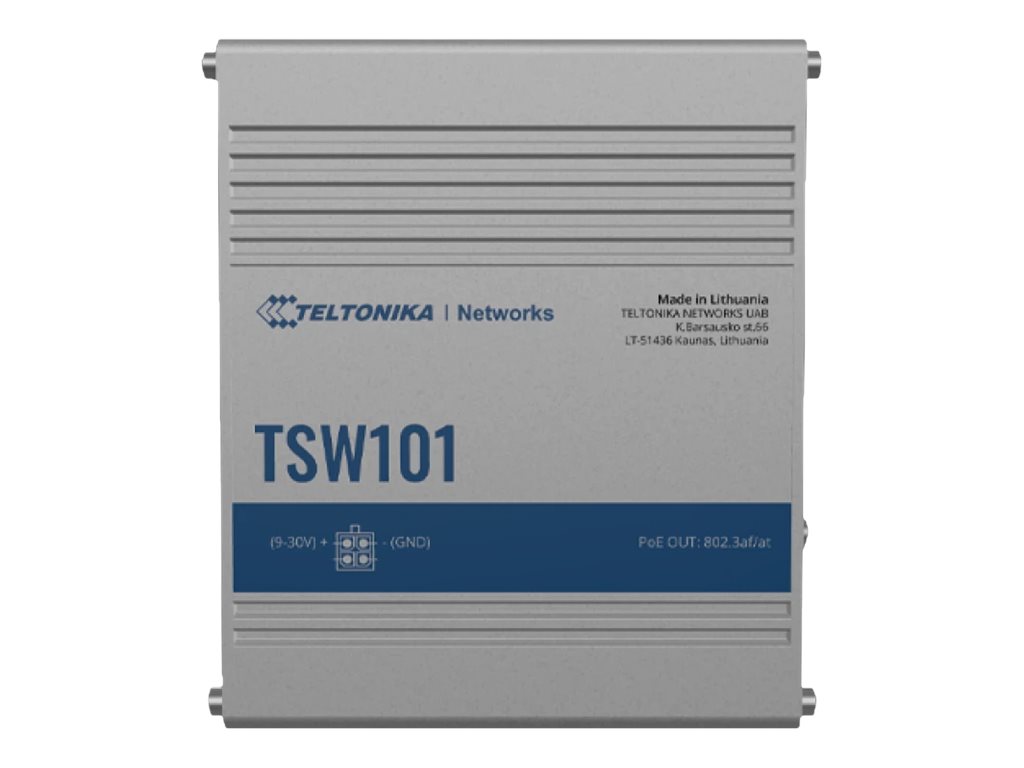 Teltonika Automotive Switch, 5 ports - TSW101 - Unmanaged - Wall-mountable
