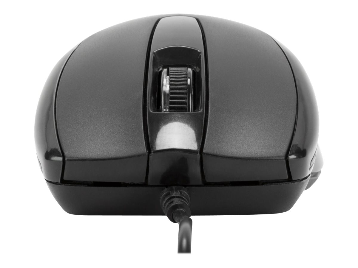 Targus Full-Size Optical Antimicrobial Wired Mouse - Targus Mouse - Full-Size Optical Antimicrobial - Wired - Black
