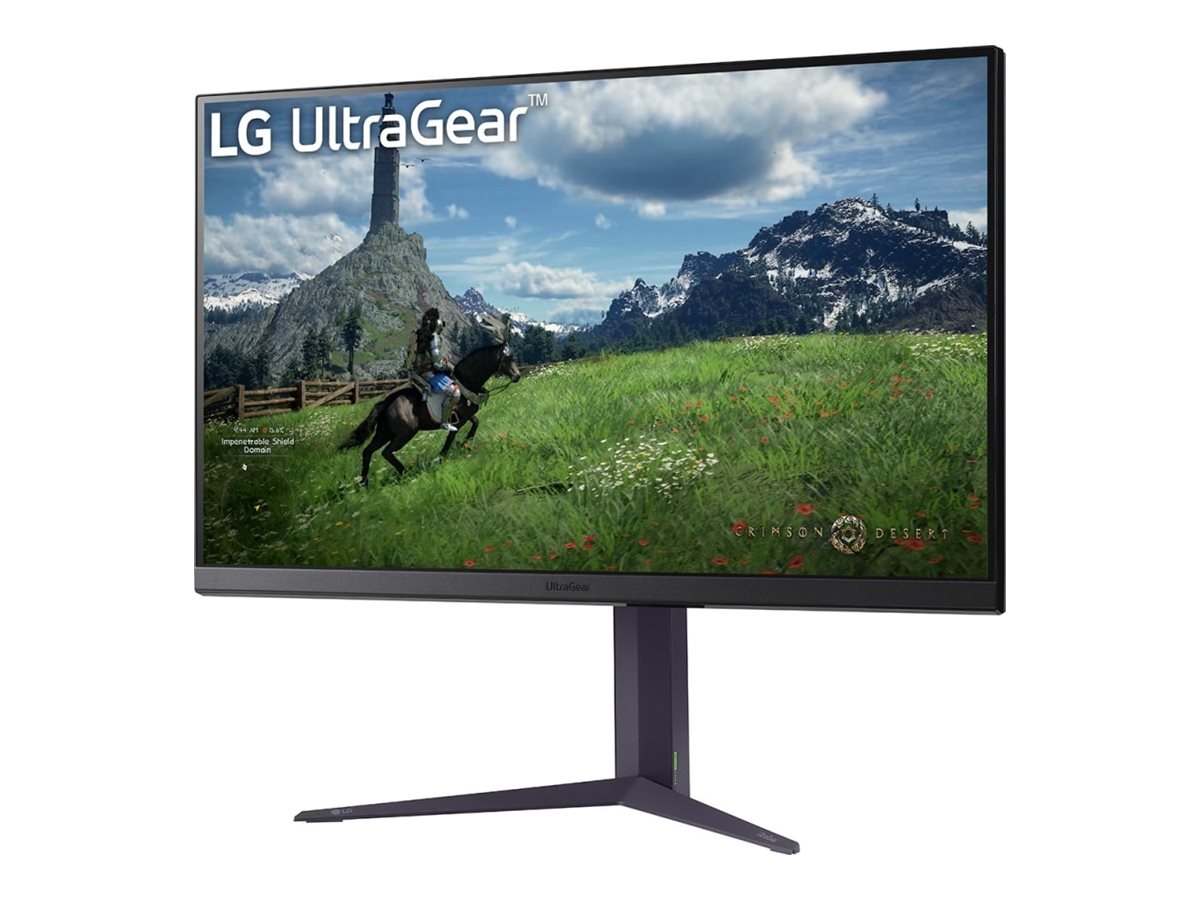 LG - 27GS85Q-B - 27 " - IPS - QHD - 16:9 - 180 Hz - 1 ms - 2560 x 1440 pixels - 400 cd/m² - HDMI ports quantity 2