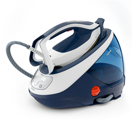 TEFAL - Steam Generator - GV9221E0 Pro Express Protect - 2600 W - 1.8 L - 7.6 bar - Vertical steam function - Calc-clean function - Blue/White