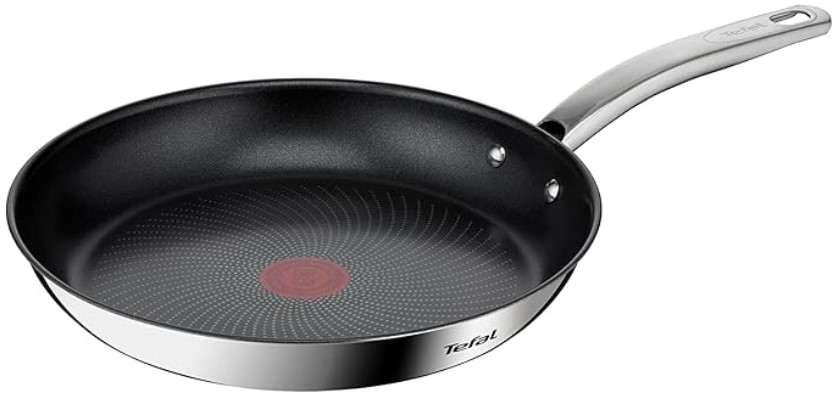 TEFAL - Frypan - B8170644 Intuition - Frying - Diameter 28 cm - Suitable for induction hob - Fixed handle