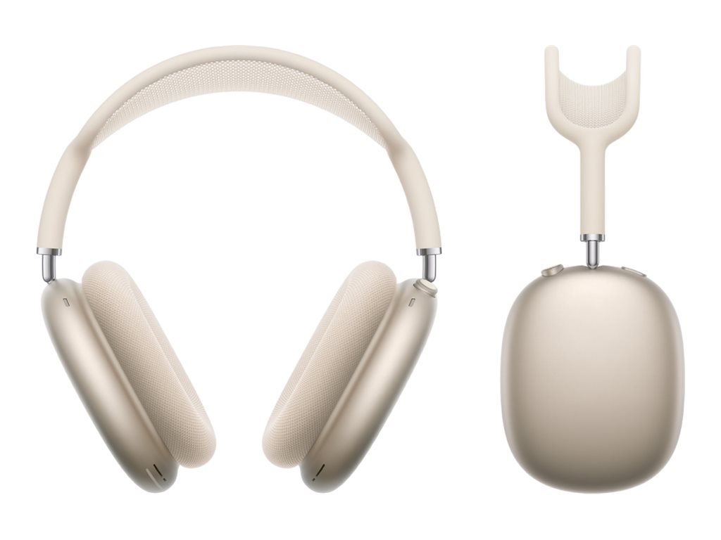 Apple - Headphones - AirPods Max - Bluetooth - Over-Ear - Microphone - Beige - Noise reduction - Wireless