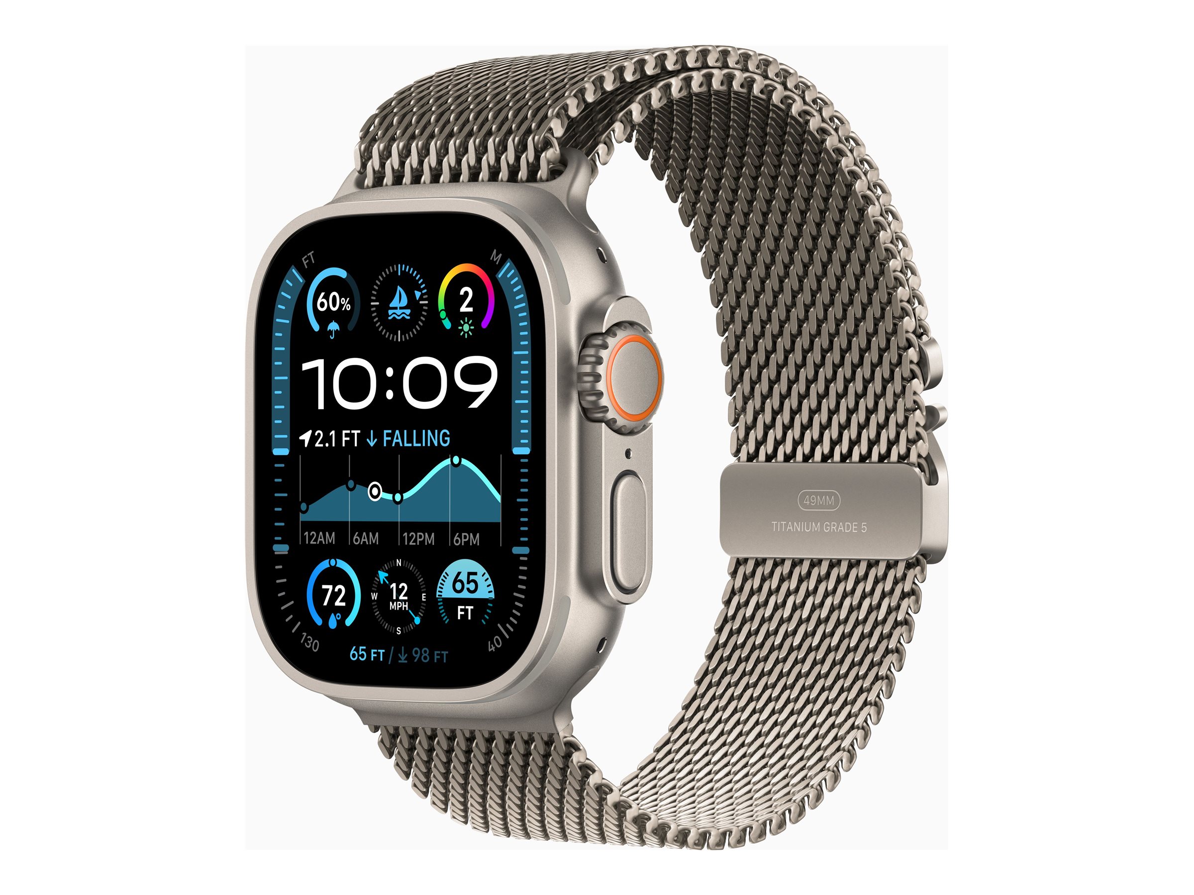 Apple Watch Ultra 2 - Smart watch - GPS (satellite) - Always-On Retina display - 49mm - Waterproof