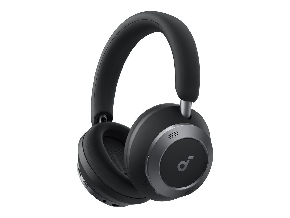 Anker Soundcore - Foldable Headphones - Space One Pro - Bluetooth - Over-ear - Microphone - Jet Black - Wireless