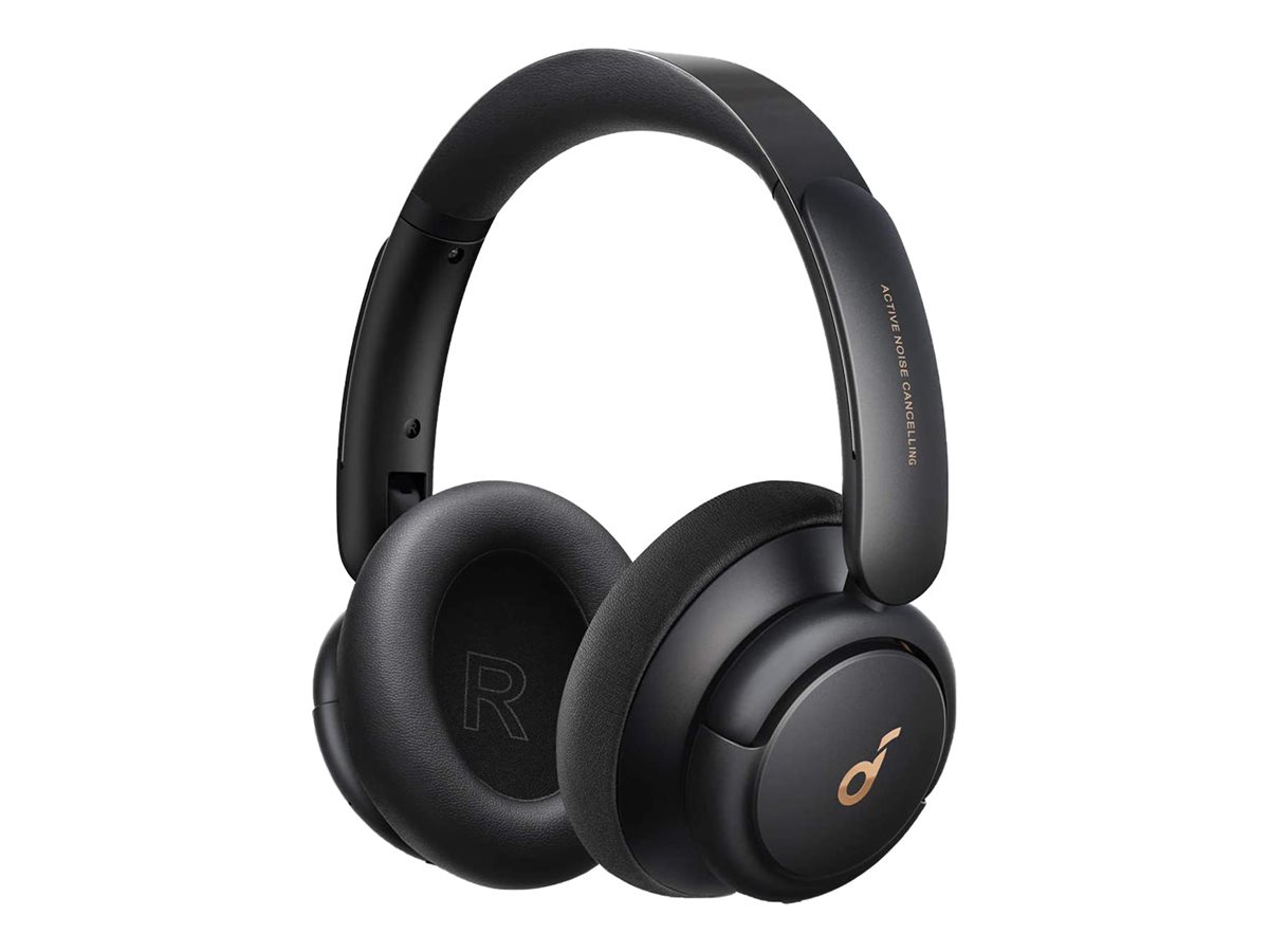 Anker Soundcore - Headphones - Life Q30 - Bluetooth - Over-ear - Microphone - Black - Noise canceling - Wireless