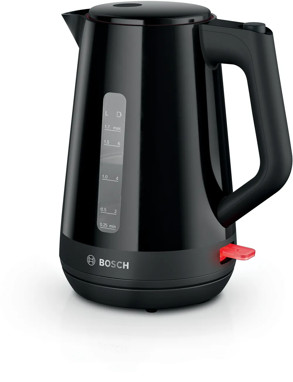 Bosch Kettle - TWK1M123 - Electric - 2400 W - 1.7 L - Plastic - 360° rotational base - Black