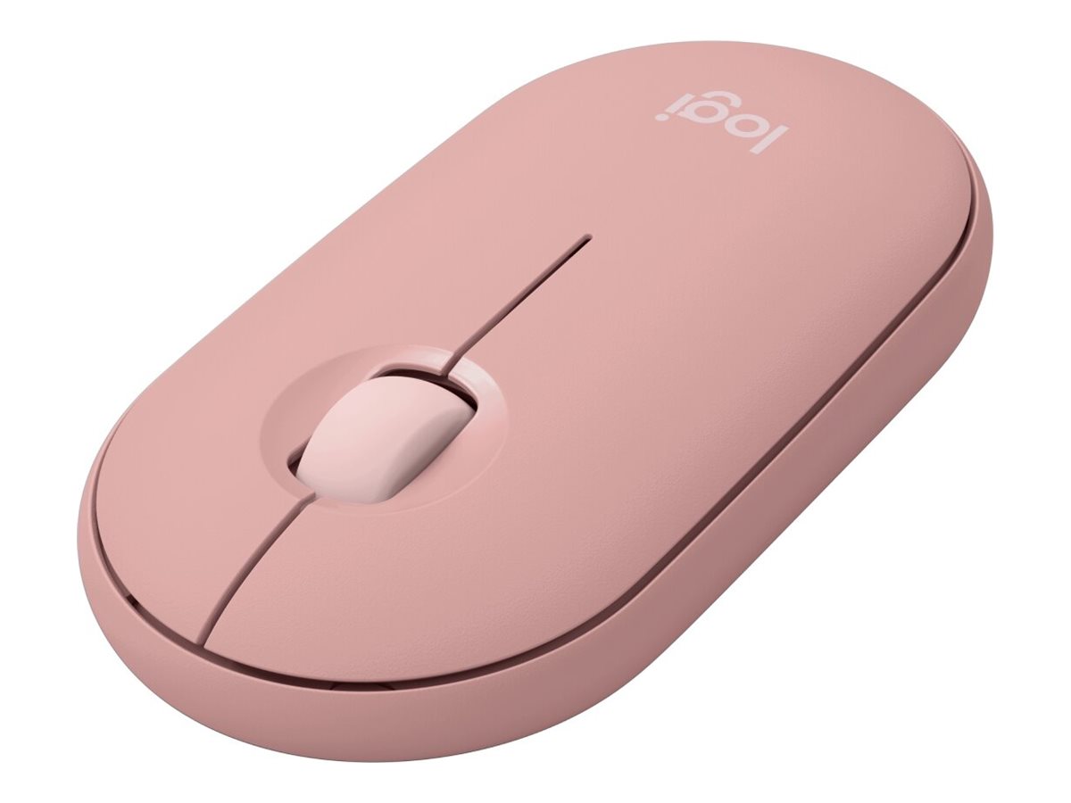 Logitech Mouse - Pebble 2 M350S - Wireless - Bluetooth - Tonal Rose