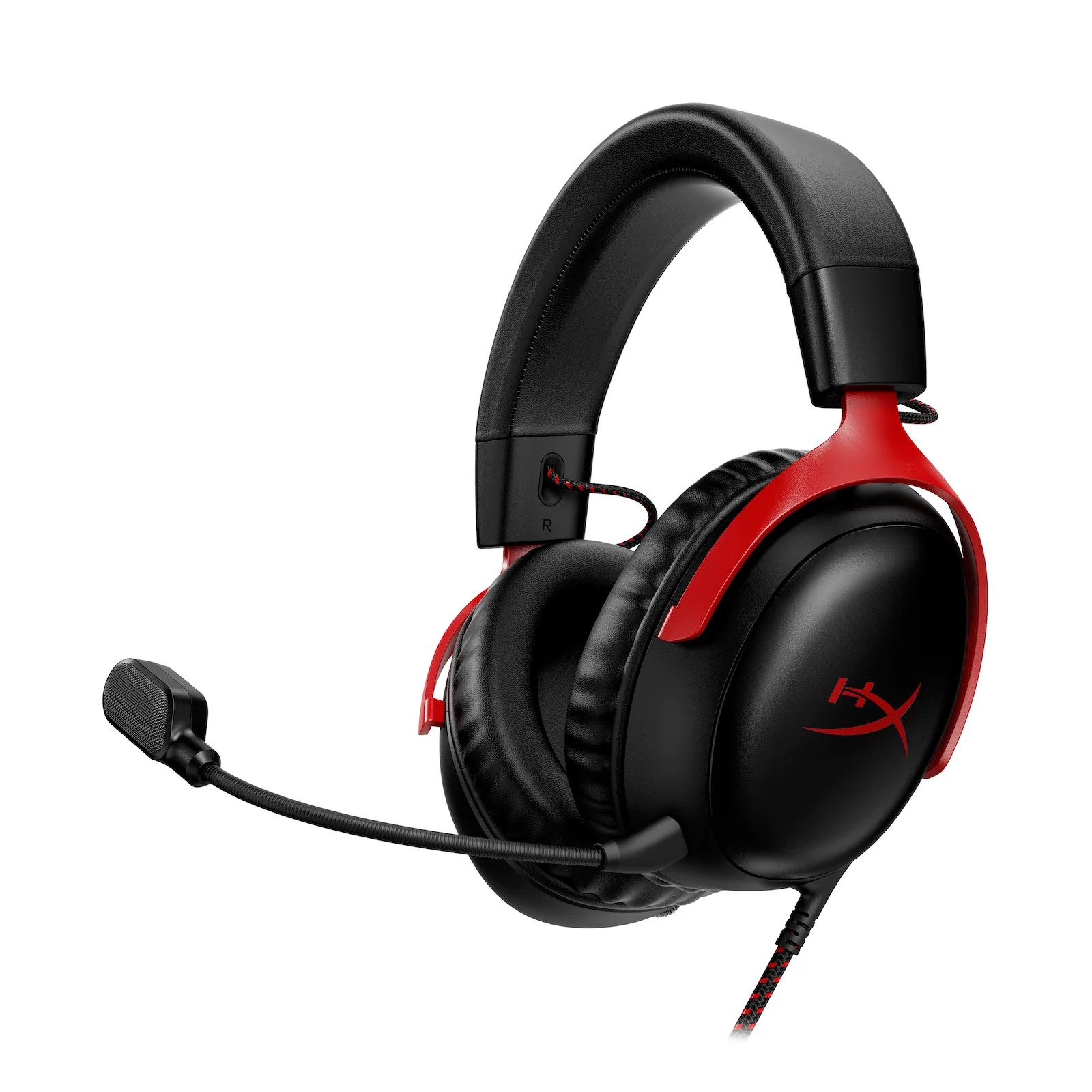 HyperX - Headset - Cloud III - Built-in microphone - 3.5 mm - Black/Red