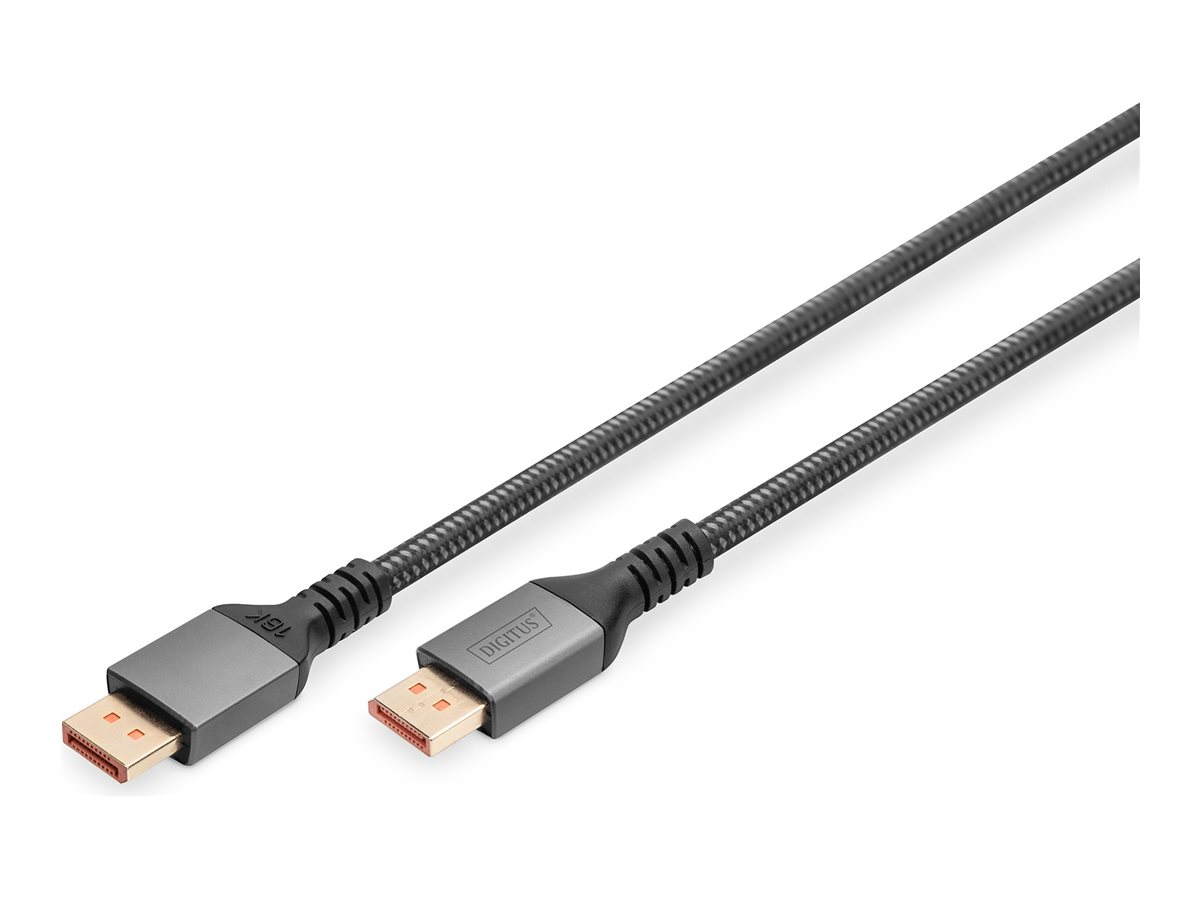 Digitus 16K DisplayPort Connection Cable, Version 2.1, 80G - DisplayPort - 1 m