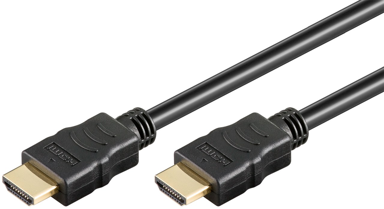 Goobay 60627 High Speed HDMI Cable with Ethernet, 4K/60Hz, Black - HDMI - 15 m