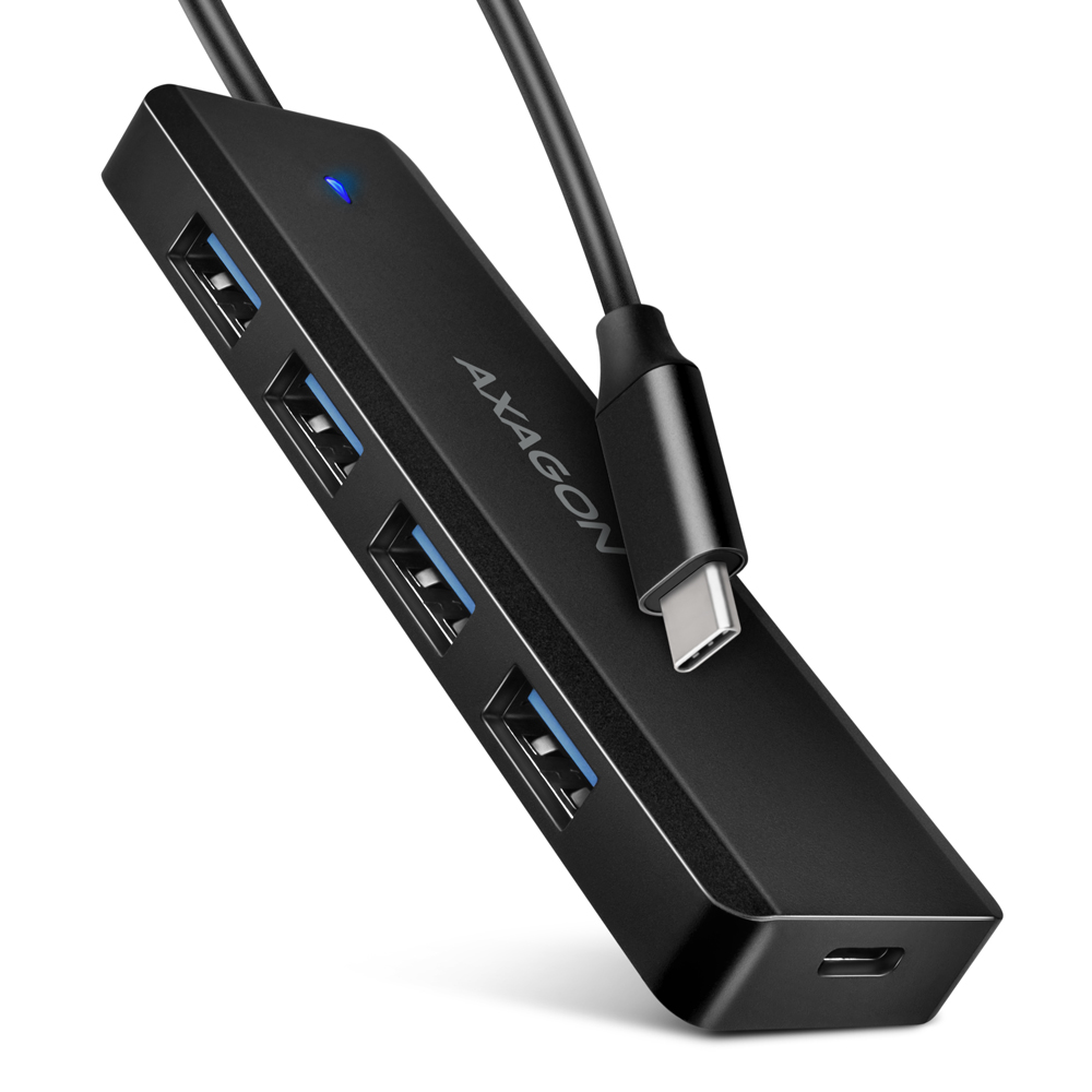 AXAGON Travel four-port USB-C 5Gbps hub - HUE-C1C