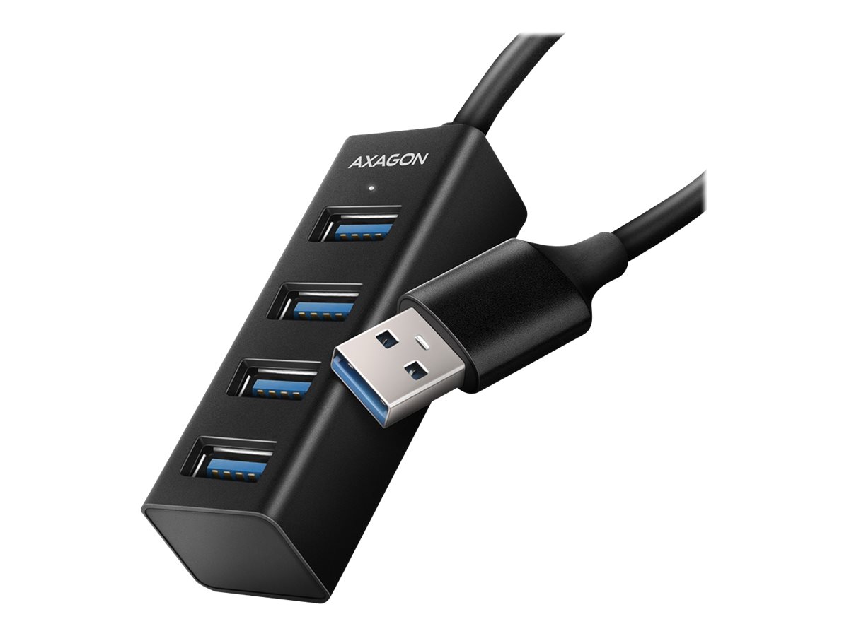 AXAGON Miniature metal four-port USB 3.2 Gen 1 hub - HUE-M1A